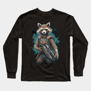 rocket raccoon Long Sleeve T-Shirt